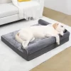 013 Orthopedic Dog Bed Sofa for Large Dogs, Pet Couch with Removable Waterproof Cover