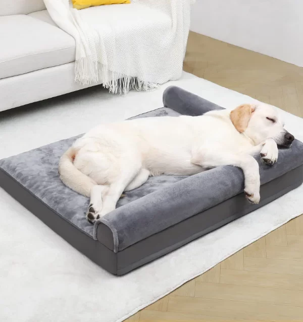 Orthopedic Dog Bed Sofa for Large Dogs, Pet Couch with Removable Waterproof Cover