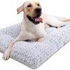 KSIIA Washable Dog Bed Deluxe Plush Dog Crate Beds