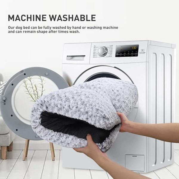 71uUxlP5eTL._AC_SX679_ KSIIA Washable Dog Bed Deluxe Plush Dog Crate Beds