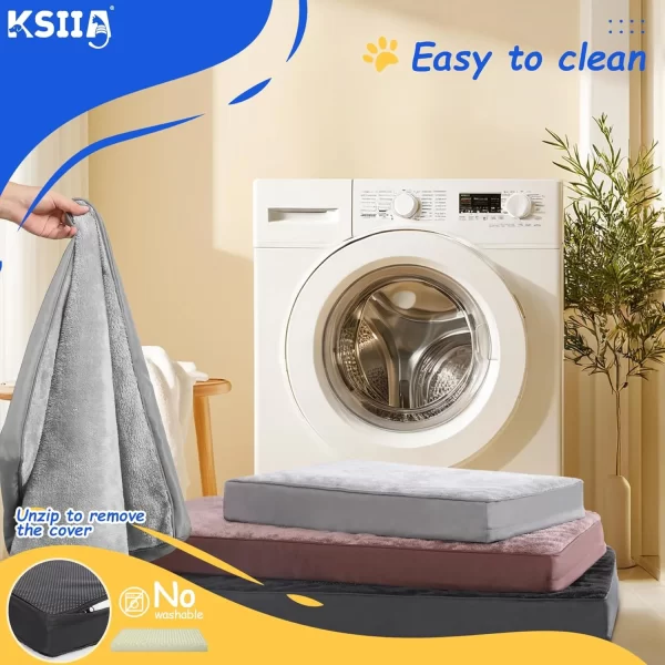 DOGBED-4KSA51GD019 KSIIA Orthopedic Washable Crate Bed ( For UK)