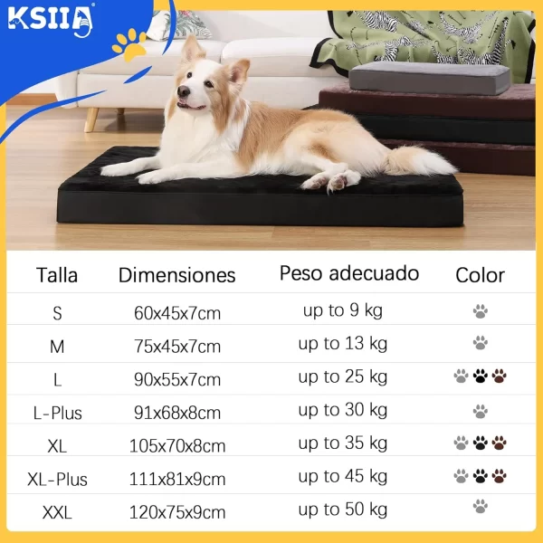 DOGBED-5KSA51GD019 KSIIA Orthopedic Washable Crate Bed ( For UK)