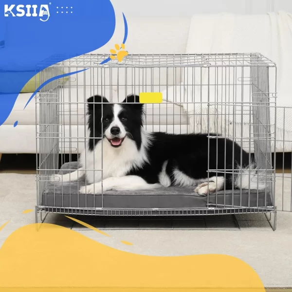 DOGBED-7KSA51GD019 KSIIA Orthopedic Washable Crate Bed ( For UK)