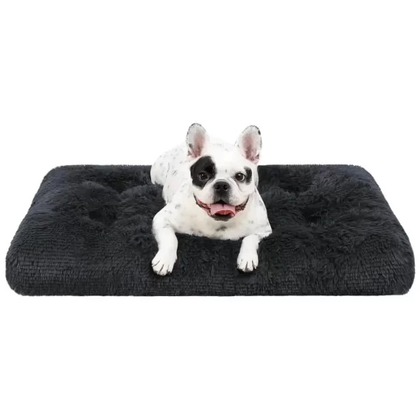 KSIIA Plush Washable Crate Dog Bed （For UK）