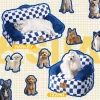 Ksiia Portable Dog Sofa Bed for Small Pets
