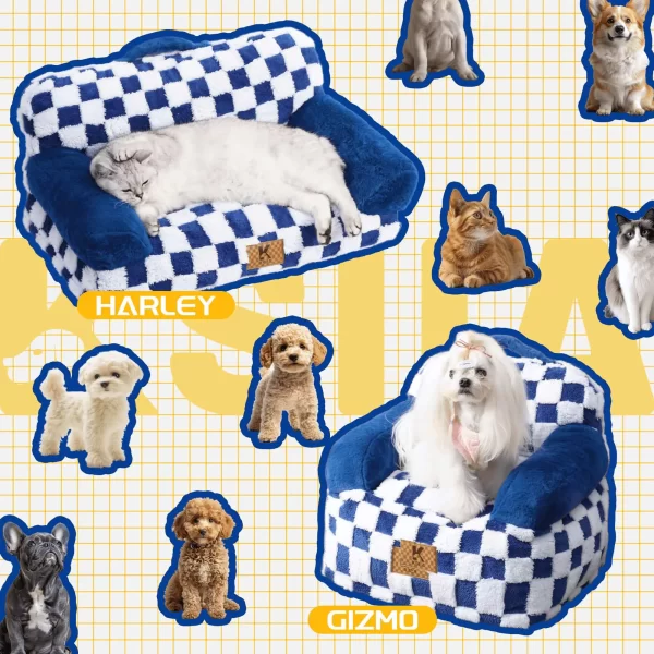 ksiia_dog_sofa_bed-4 Ksiia Portable Dog Sofa Bed for Small Pets