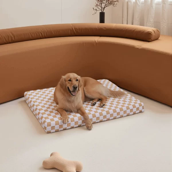 ksiiadogbedGD051-1 Ksiia Orthopedic Memory Foam Pet Bed