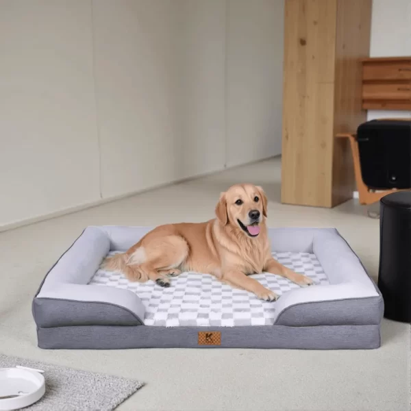 Ksiia Orthopedic Memory Foam Pet Sofa-Bailey