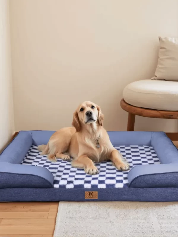 Ksiia Orthopedic Memory Foam Pet Sofa-Bailey