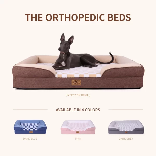 Ksiia Orthopedic Memory Foam Pet Sofa-Bailey