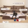 Ksiia Orthopedic Memory Foam Pet Sofa-Bailey