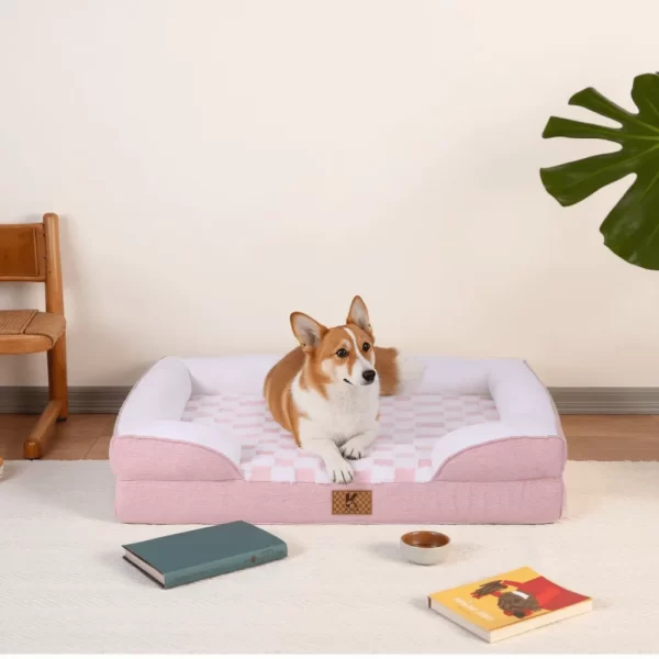 Ksiia Orthopedic Memory Foam Pet Sofa-Bailey