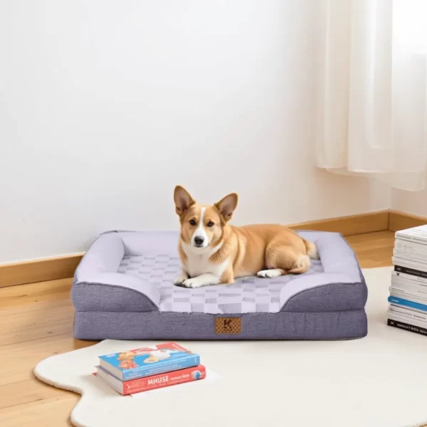 Ksiia Orthopedic Memory Foam Pet Sofa-Bailey