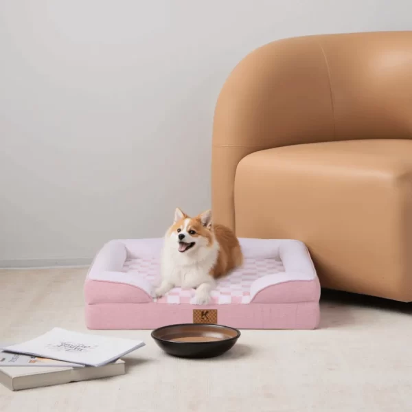 Ksiia Orthopedic Memory Foam Pet Sofa-Bailey