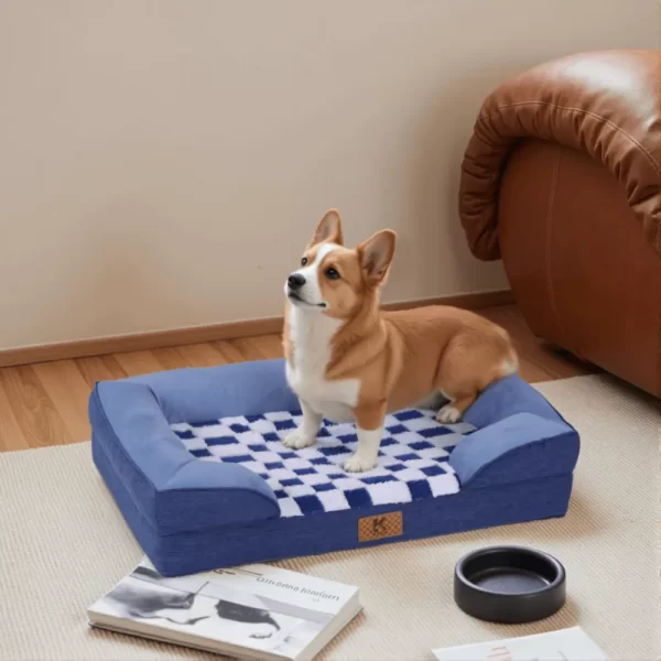 Ksiia Orthopedic Memory Foam Pet Sofa-Bailey