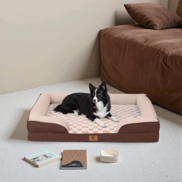Ksiia Orthopedic Memory Foam Pet Sofa-Bailey