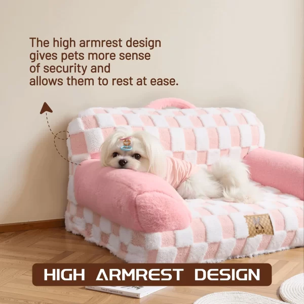 ksiiadogbedGD055-10 Ksiia Portable Dog Sofa Bed for Small Pets-Harley
