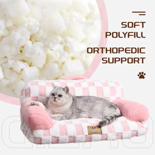 ksiiadogbedGD055-11 Ksiia Portable Dog Sofa Bed for Small Pets-Harley