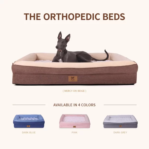 ksiiadogsofabedGD053-1 Ksiia Orthopedic Memory Foam Pet Sofa Bed-Cozy
